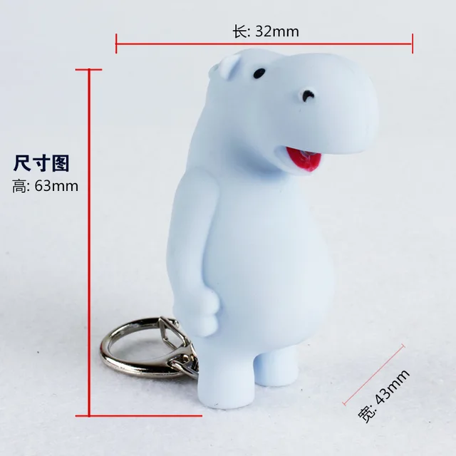hippo cute animal figure