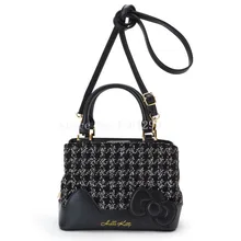 Новая Мода KT для девочек черные PU курьерские Сумки детские сумки для детей