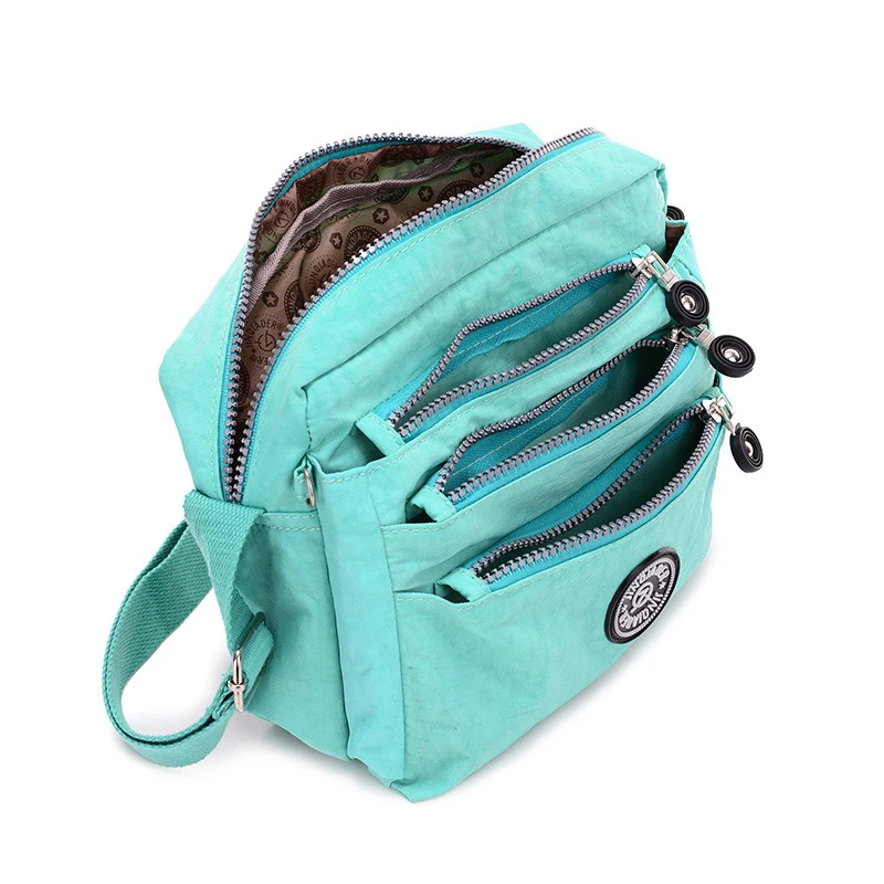 

Women's bag Solid color waterproof nylon bag Shoulder Messenger Bag