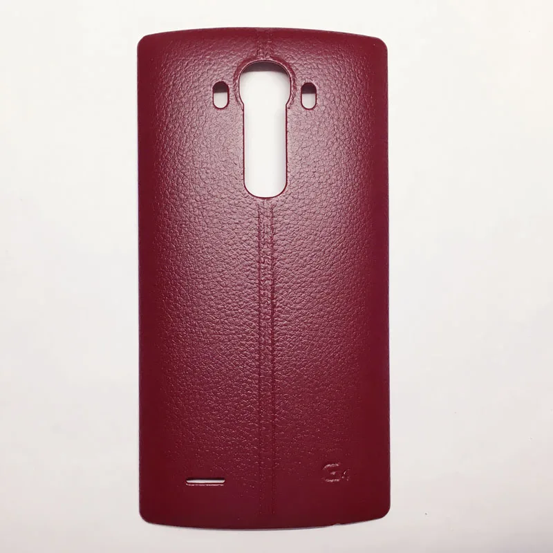 Задняя крышка для LG G4 чехол для LG G4 чехол с аккумулятором s с NFC для LG G4 H815/H818 LS991 US991 VS986 чехол для LG G4 задняя крышка - Цвет: G4 wine red leather