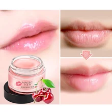 Вишневая маска для губ увлажняющая анти-сушильная осветляющая линия губ осветляет цвет губ Увлажняющий Уход за губами Бальзам