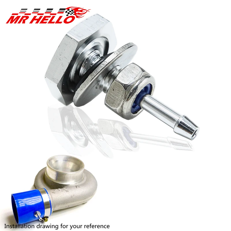 [3] New Turbo Boost Pressure Quick Tap Fitting Kit / Pressure Source on Silicon Hose in