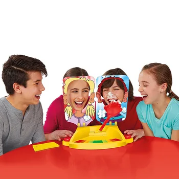 

Fun toy Family party Toys for children's parties Palm and face Two-man Party Game cream beat face Kuso
