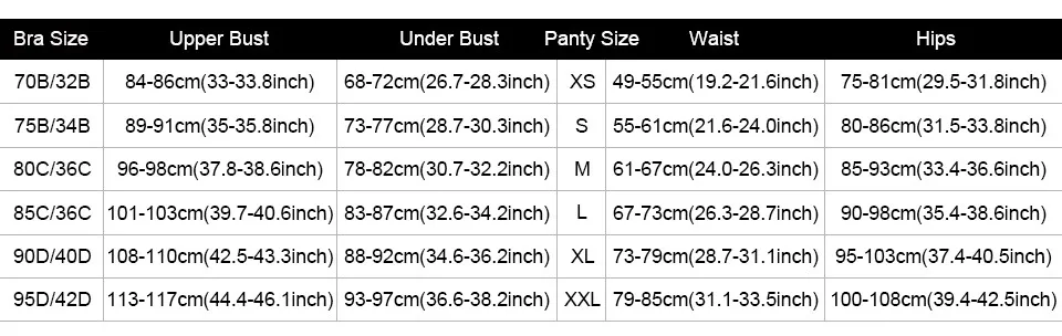 sizechart