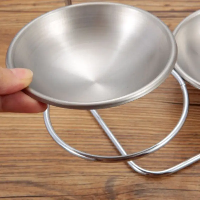 Двойная тарелка из нержавеющей стали Подставка для ложек Держатель сиденья подставка для хранения Органайзер для посуды кухонные инструменты для приготовления пищи