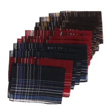 12pcs Mens Fashion Plaid Cotton Handkerchiefs Moisture-wicking Decorative Suits Hanky for Daily Use Special Occasions 12pcs Mens Fashion Plaid Cotton Handkerchiefs Moisture-wicking Decorative Suits Hanky for Daily Use Special Occasions