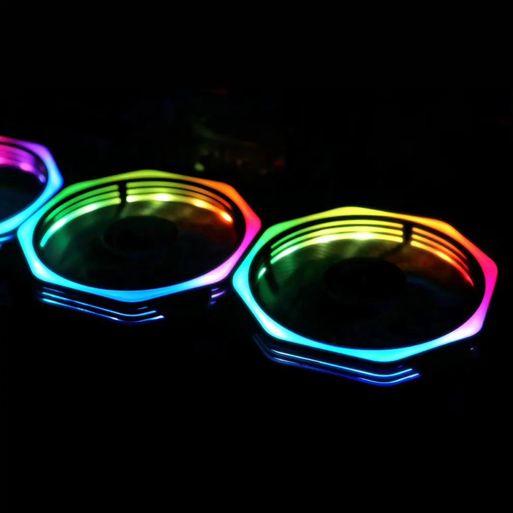 RGB свет cpu кулер охлаждающий вентилятор Ультра тихий Прочный Алюминиевый ПК бесшумный охлаждающий вентилятор cpu кулер теплоотвод для