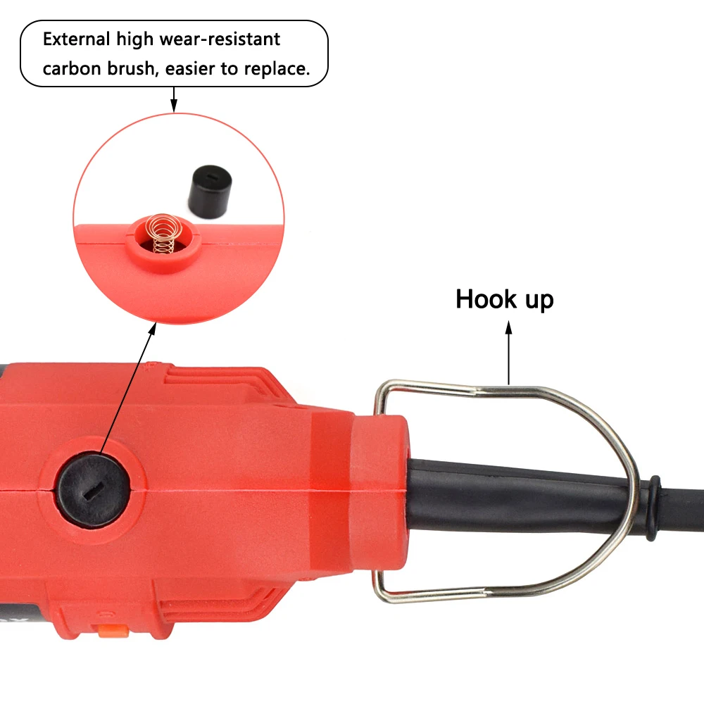 NEWACALOX EU 130W Mini Electric Drill Engraver for