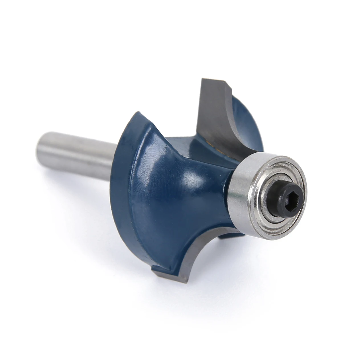 1pc Round Over Router Bit 1/4" Shank 3/4" Radius Milling Cutter Durable Woodworking Cutter for Cutting Engraving Metal Wood