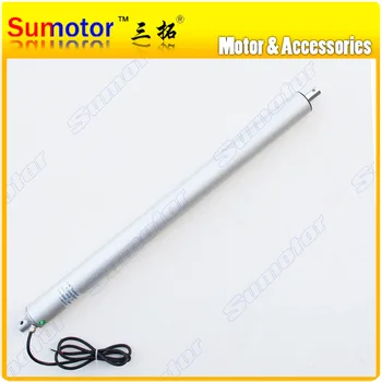 

IX450 Stroke 450mm 18 inch OD 45mm DC 24V 15mm/s 90Kg Electric Linear Actuator Thin Tubular Motor Pusher windows door medical