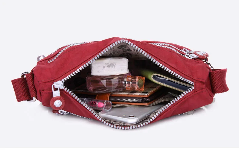 TEGAOTE, маленькие сумки на плечо, женские одноцветные сумки на молнии, сумки, женские сумки, известный лоскут, мини нейлоновая пляжная сумка-Кроссбоди, сумка, основная