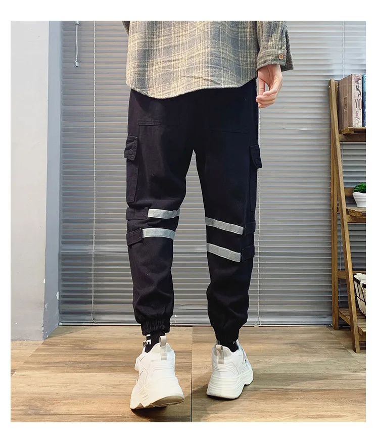 Новые мужские хип хоп уличные брюки карго Харадзюку мужские шаровары брюки мужские Pantalon Homme ABZ472
