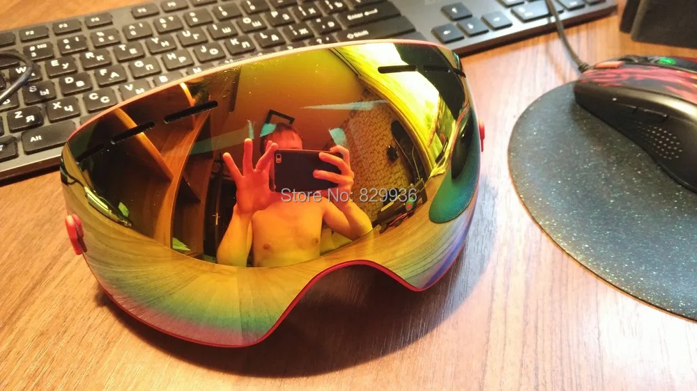 Бренд Benice очки для лыж и сноуборда двойные противотуманные линзы УФ сферические очки для лыжного спорта очки мужские многоцветные горнолыжные очки маски