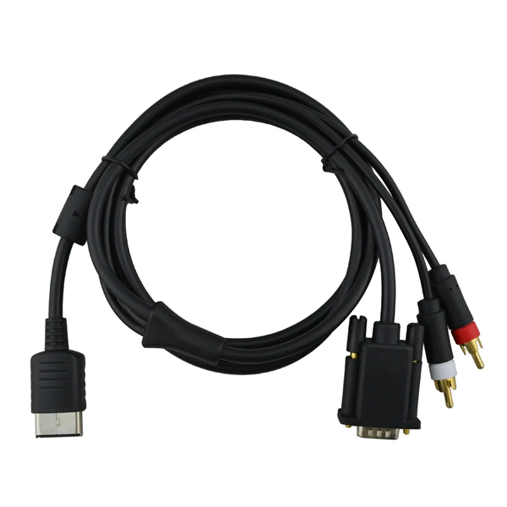10pcs a lot High Definition Audio Video Cord RCA Sound Adapter VGA box Cable for SEGA Dreamcast DC 10pcs a lot High Definition Audio Video Cord RCA Sound Adapter VGA box Cable for SEGA Dreamcast DC