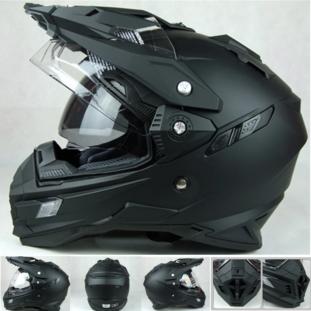 Nueva llegada casco casco personalizado THH motocross off road cascos motocicleta de múltiples funciones casco con doble lente|helmet net|helmet leatherhelmet bluetooth - AliExpress