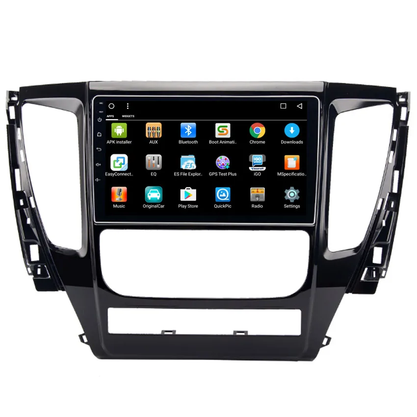 Discount ZOHANAVI 9 inch Android car radio gps navigation for Mitsubishi Pajero Montero 2016 2017 2018 stereo multimeida player 1