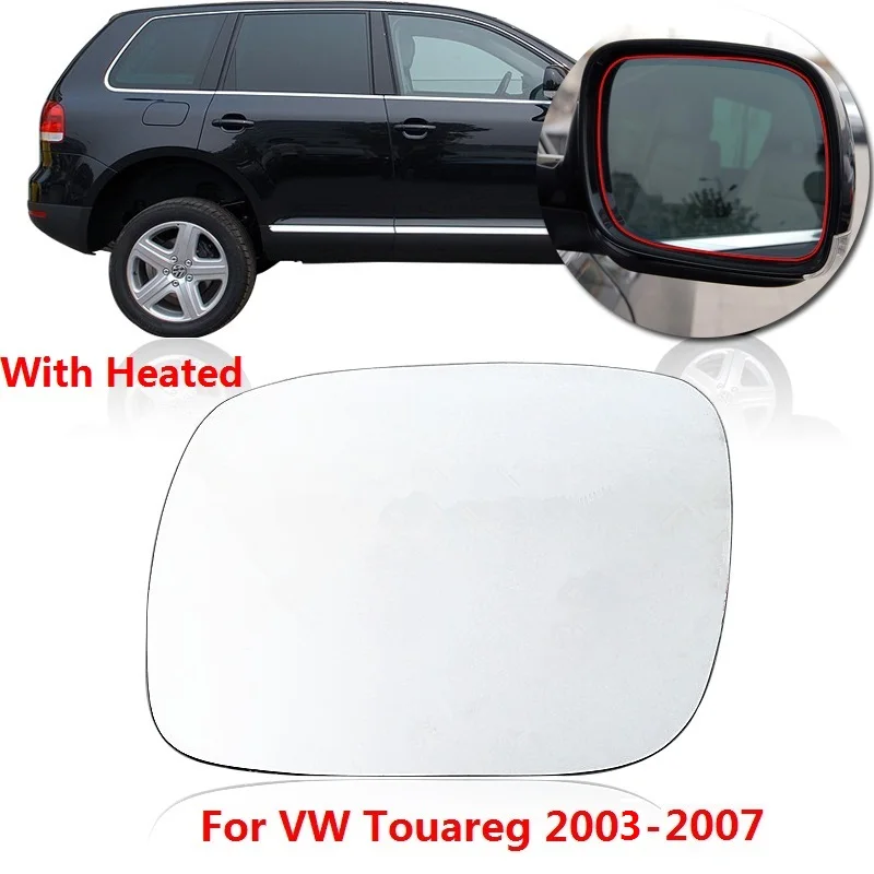 CAPQX With Heated Outer Rearview Mirror Glass For Volkswagen VW Touareg ...