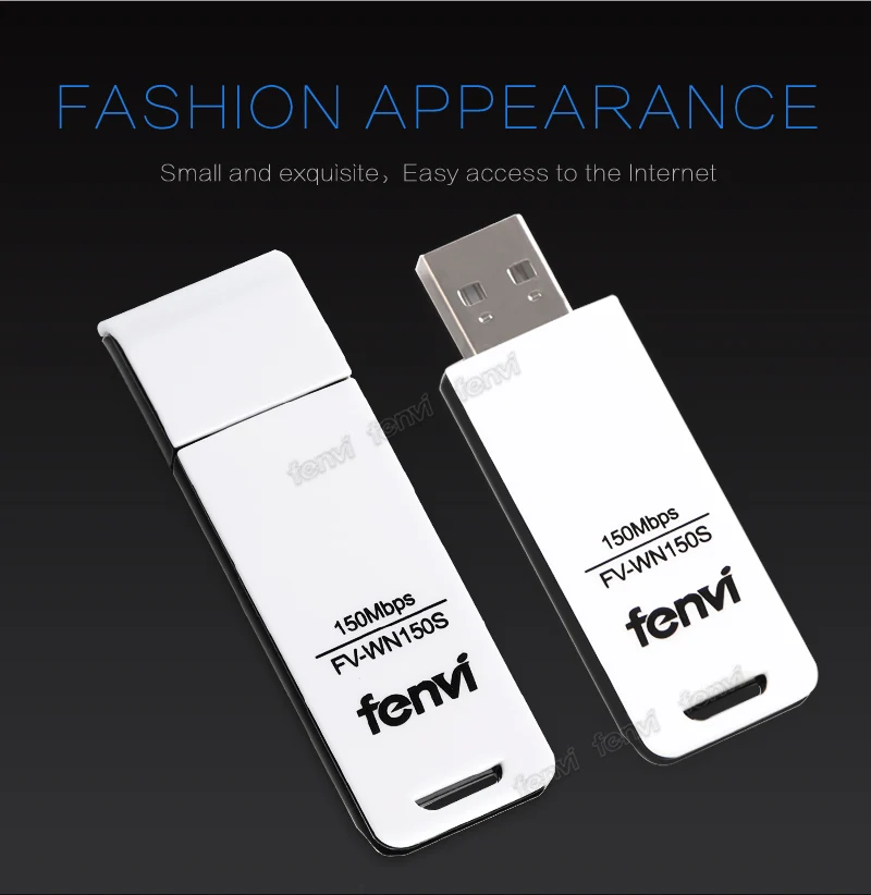 Мини 150 Мбит/с USB Wifi Fenvi FV-WN150S RT3070L Беспроводная сетевая WLan карта USB2.0 Lan Dongle адаптер для настольного ПК ноутбука