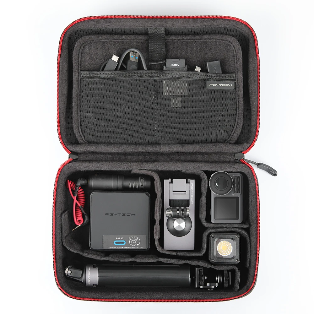 

PGYTECH DJI OSMO Action Camera Carrying Case Waterproof Portable Bag Storage Box for DJI Osmo Action Accessories