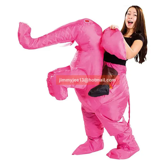 Animal Funny Elephant Party Blow Up Inflatable Costume Suit Adult Fancy