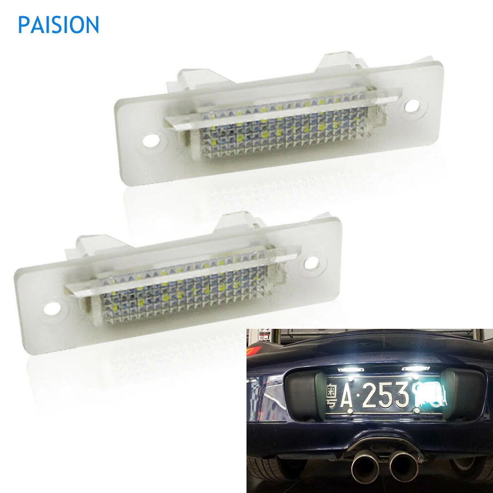 2 шт. 18SMD светодиодный номерного знака светильник для Porsche 911 Carrera евро 964 993 996 968 GT