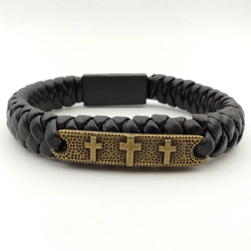 

Punk style leather woven cable bracelet skull bracelets men's micro usb Sync Data charging Cable bracelet
