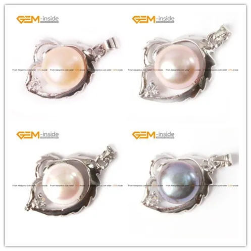 Pearl Necklace Women Necklace With 16x22mm Culture...