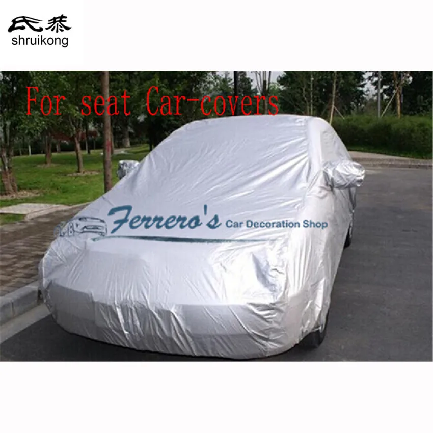 

Car-covers Waterproof Sun UV Dust Rain Resistant Protection Gray for SEAT LEON CUPRA FR FR+ Alhambra Ibiza free shipping