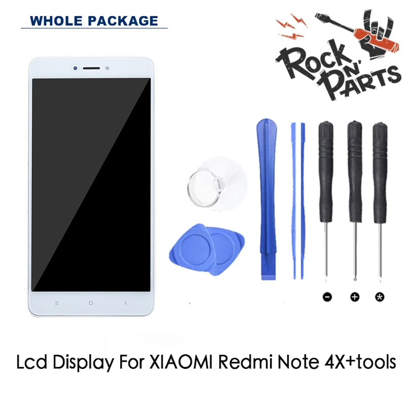 ЖК дисплей сенсорный экран дигитайзер в сборе + рамка для Xiaomi Redmi Note 4X версия 4