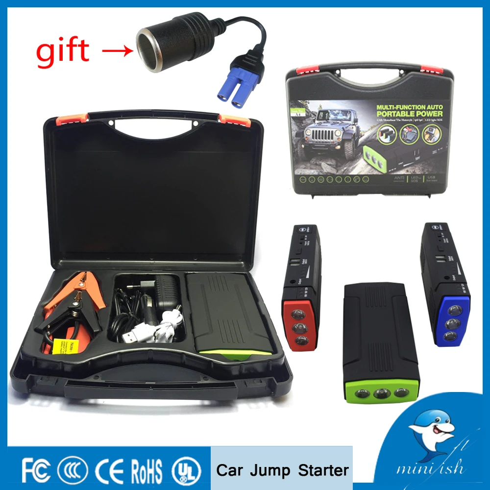 Minifishベストセラー製品mah 600aバッテリー充電器ポータブルミニ車のジャンプスターターブースター電源銀行のための12 12v車 Bank Power Bank Chargerbank Battery Aliexpress