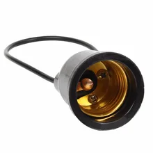 Диаметр образца лампы 3,9 см 1,54 ''водонепроницаемая лампа база E27 винт внутренний влагозащитный светильник база E27 выход дверь светодиодный база, 2 шт./лот