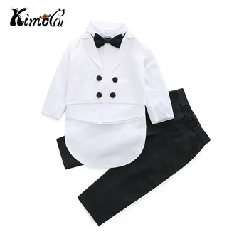 

Kimocat new boys suits for weddings Spring and autumn are suitable terno infantil performance of gentlemen's tuxedo long sleeves