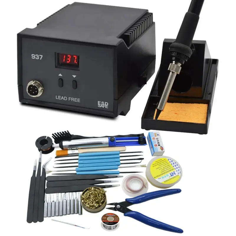 Strong High Quality 600W Soldering Station Electric Solder Iron 936 LED