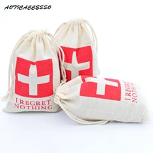 5 шт. 4," x 6,2" набор от похмелья сумки украшения для девичников невесты, чтобы быть декор для девичника свадебный душ хлопок мешок на шнурке