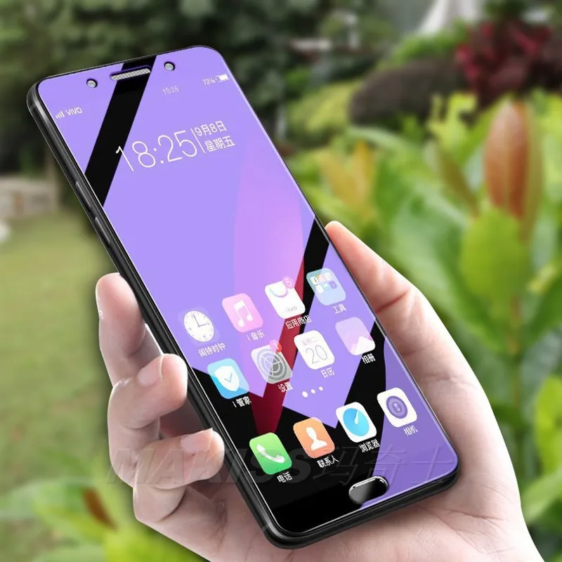 Закаленное стекло с защитой от синего излучения для Vivo Y11 Y15 Y17 Y12 2020 Y91 Y91i Y95 Y91C Y81 Y81i