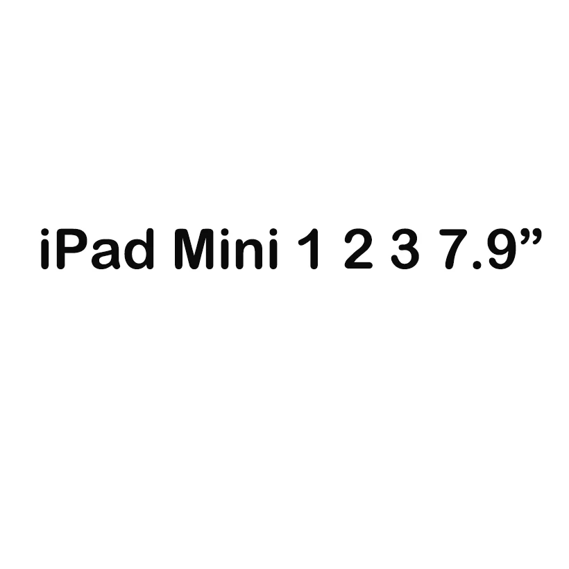 SLINE черная крышка чехол для Apple iPad 9,7 Mini 1 2 3 чехол силиконовый Air 2 Air2 Mini1 Mini2 Mini3 мягкий планшетный iPad 6 iPad6 - Цвет: iPadMini 1 2 3 7.9