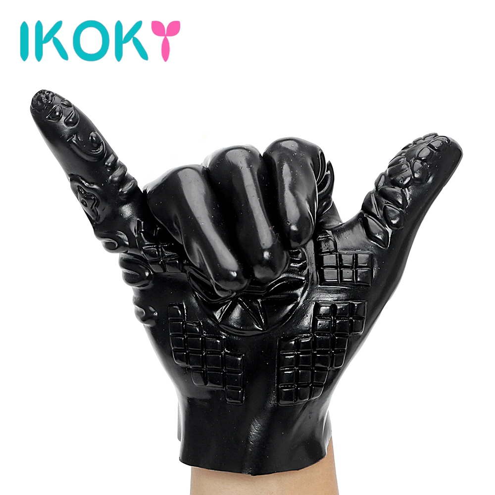 IKOKY Sex Toys For Women Men Sex Gloves G Spot Massage Clitoris ...