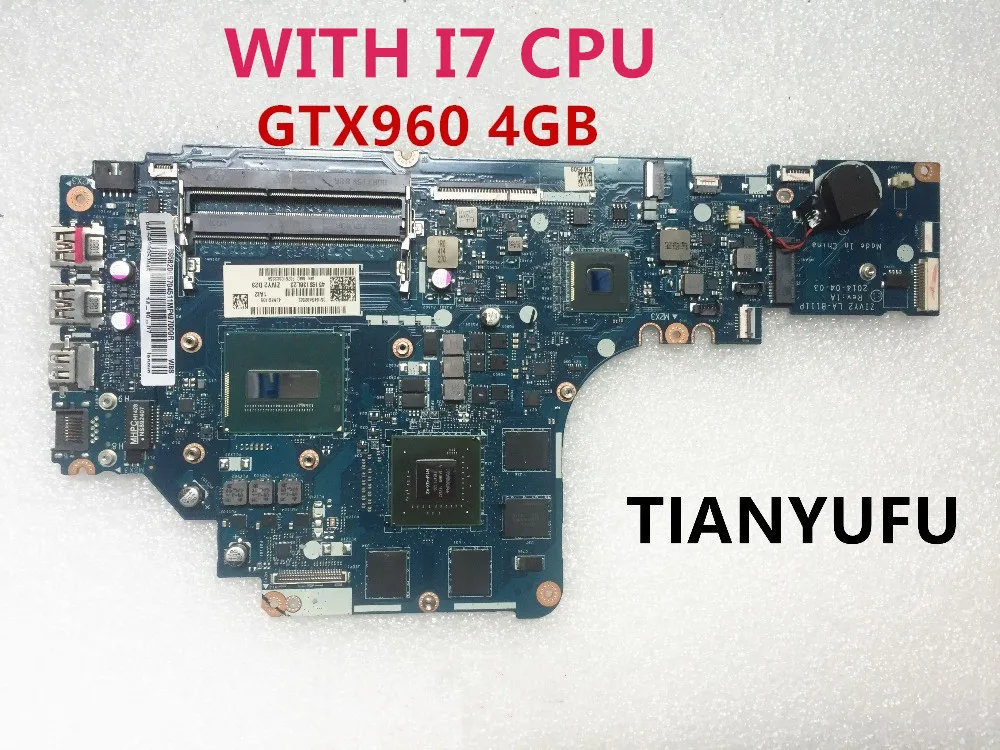 For Lenovo Y50 70 Laptop Motherboard With I7 Hq 2 60ghz Cpu Gtx 960m 4gb Gpu Zivy2 La B111p Motherboard Tested 100 Work Motherboards Aliexpress