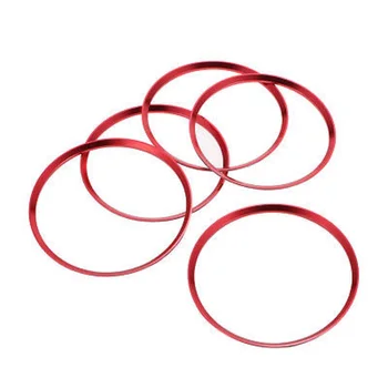 

MAHAQI 5Pcs Air Vent Outlet Ring Cover Trim Red For Mercedes Benz CLA C117 CLA180 CLA200 CLA250 X156 GLA GLA200 Hot Sale