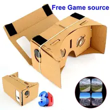 Высокое качество DIY Google картон виртуальной реальности VR мобильный телефон 3D просмотра очки для 3,5-5," экран Google VR 3D очки