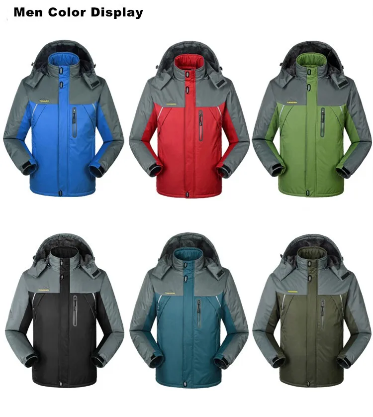 M-9XL, Высококачественная флисовая Мужская лыжная куртка, водонепроницаемая куртка для походов или кемпинга, куртка для сноуборда, зимняя верхняя одежда, распродажа