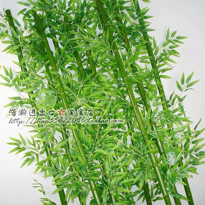 Artificial bamboo green bamboo artificial tree fake tree balcony