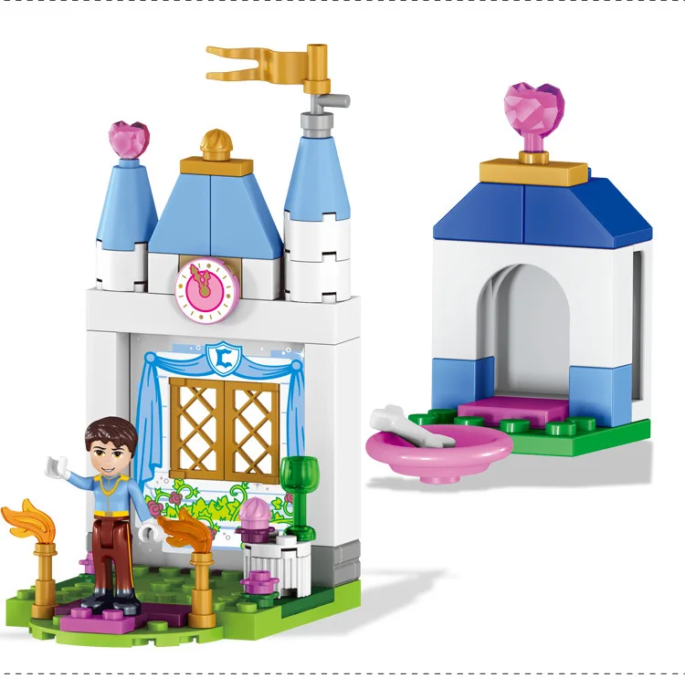 37002 122 шт друзья принцесса Карета для Золушки в форме тыквы строительные блоки игрушки Совместимые Duploe 41053 набор для девочек