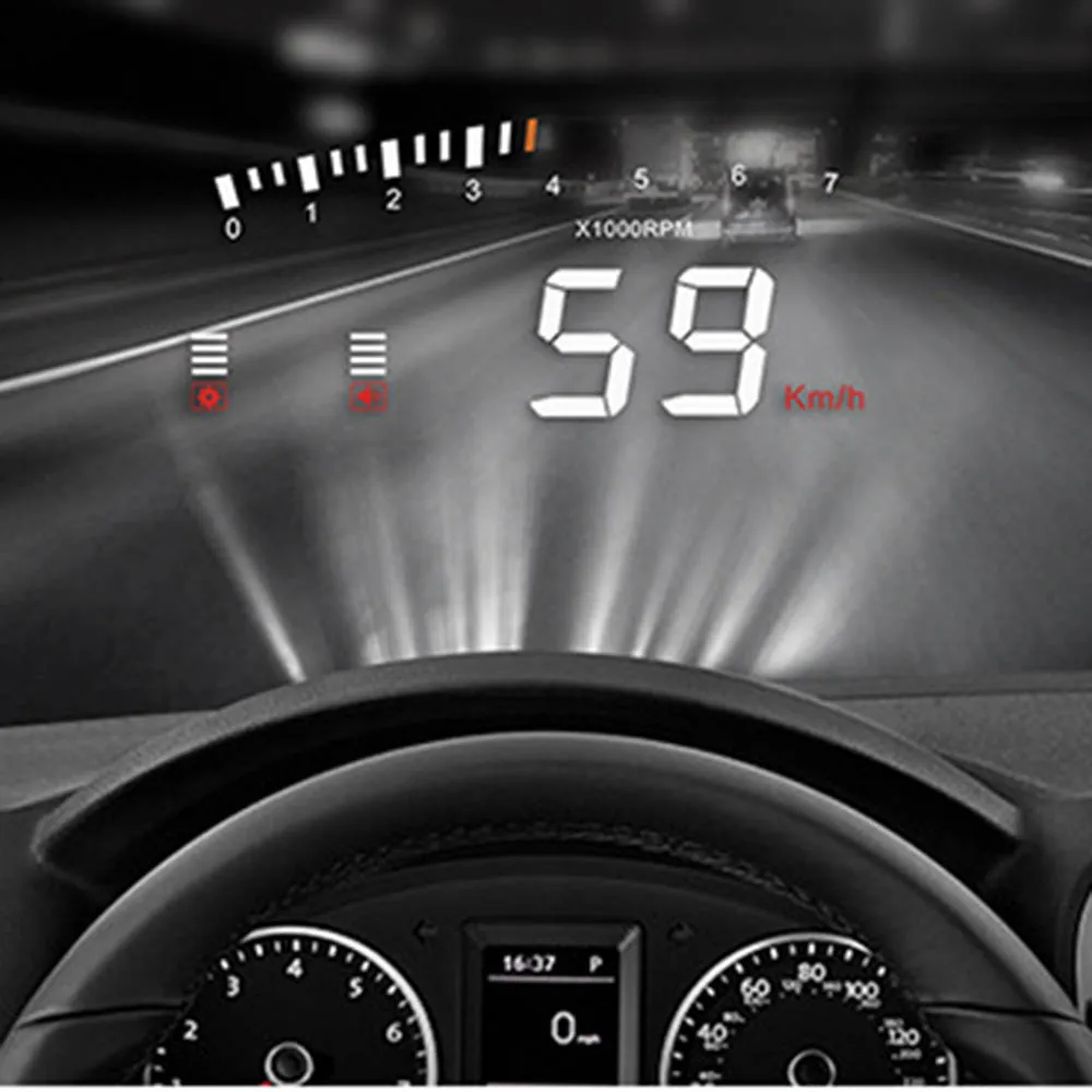 3 ''экран высокой четкости OBD2 X5 Авто HUD автомобиль Head up дисплей скорость