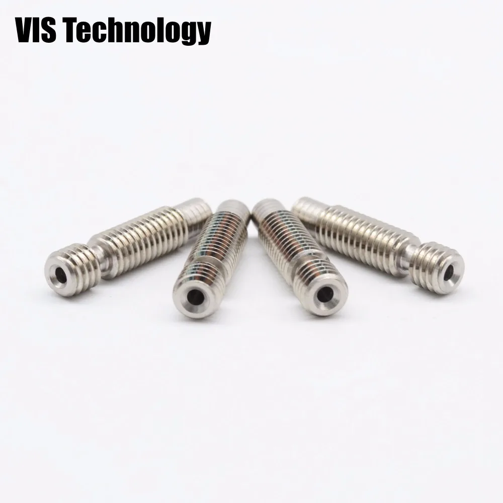 

5pcs/lot M6*26 V6/V5 Stainless steel Nozzle Throat Feeding Tube Throat for 1.75mm filament NO Teflon Ptfe Tube