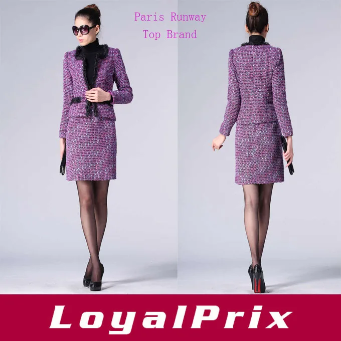 Top Brand Clothing set Paris Runway 2013 Women's New fashion Long