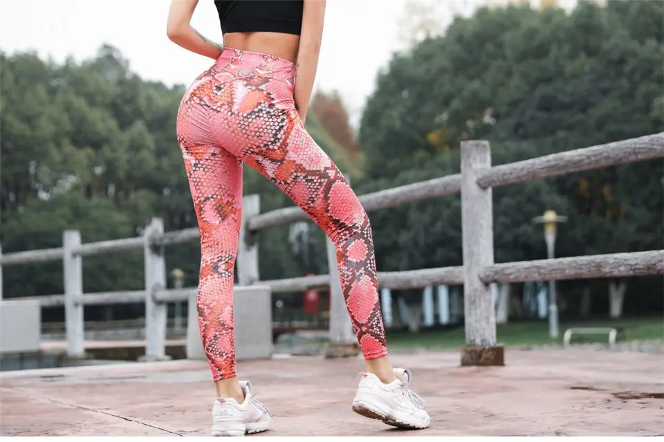 Snaked Леггинсы для женщин для женские брюки для йоги бесшовные для занятий фитнесом спортом в тренажерном зале колготки новорождённых бег