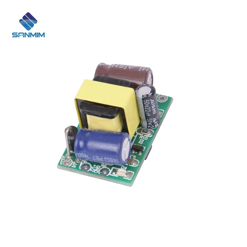1 шт. SANMIN AC220V до DC3.3v 5v 9v 12v 15v 24v 5W импульсный источник питания изолированный 220V 5V