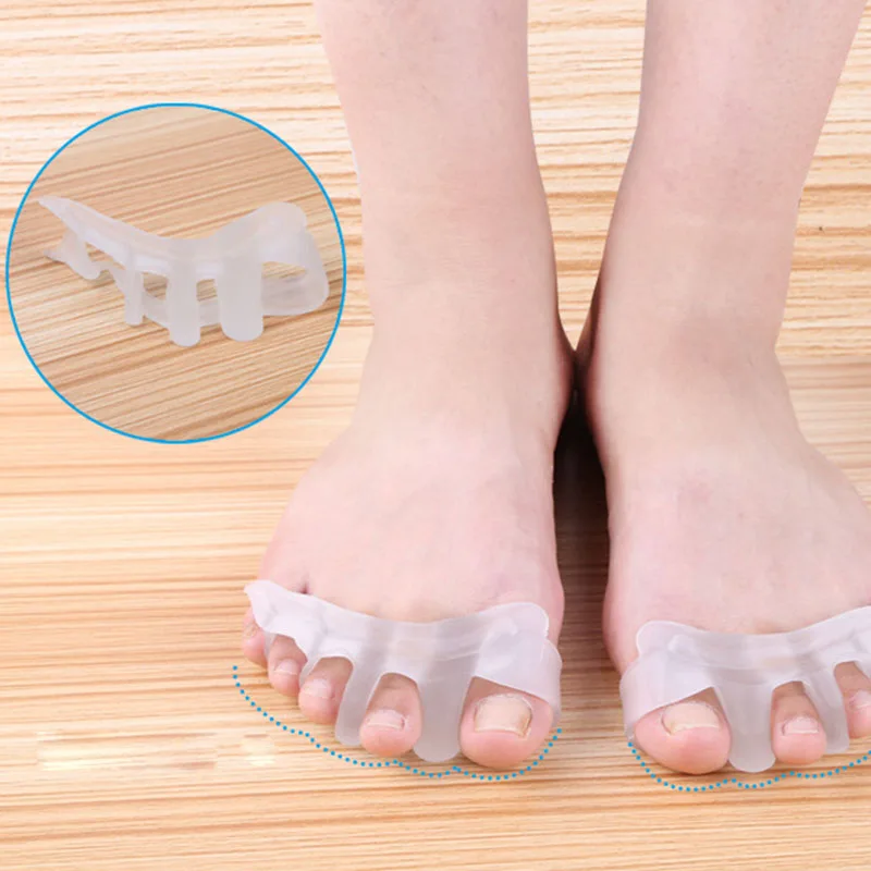 Soft! Silicone Straightener Separator Toe Bunion Corrector Pain-Relief Foot Care | Красота и здоровье