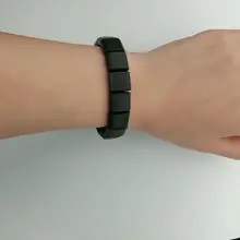 Турмалин здоровья браслет энергия отрицательных ионов цепь руки мужчины женщины Массаж и релаксация